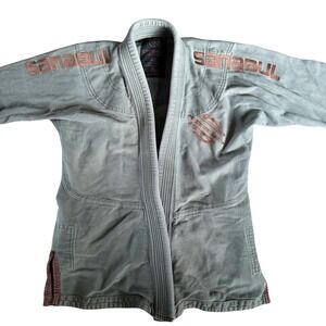 Sanabul Jiu Jitsu Gi Kimono BJJ Size A0 Green Copper Logo